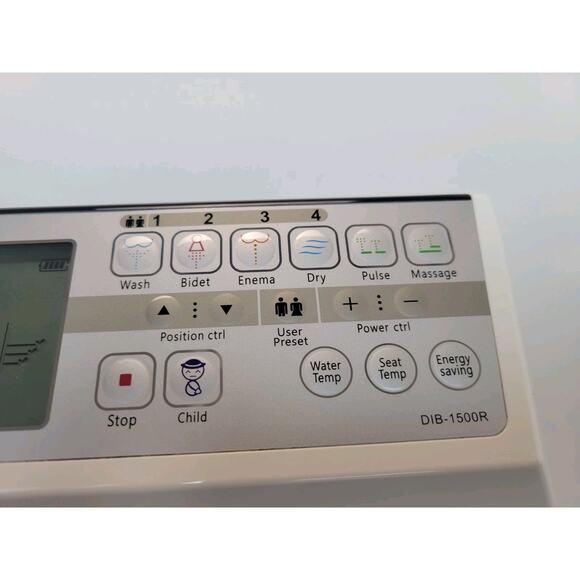 CLEAN SENSE DIB-1500R REMOTE for Bidet Toilet CleanSense - Picture 3 of 10